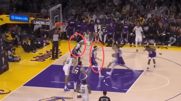 湖人内线防守支柱海斯通过控制身体减少犯规困